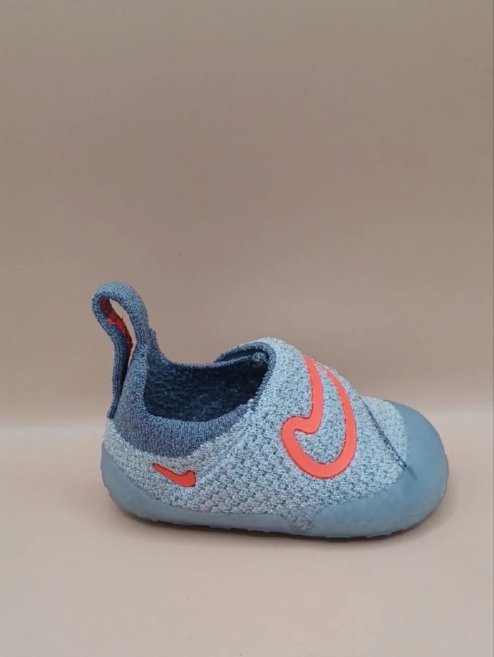 New Nike Swoosh 1 Light Armory Blue/Hyper Orange Shoes Size 3C US FB3244-400